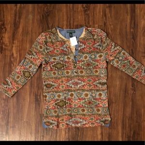 New with tags Ralph Lauren 3/4 Tee